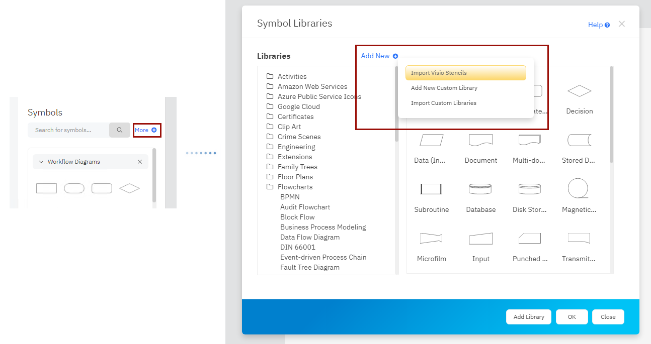 Import Visio stencils