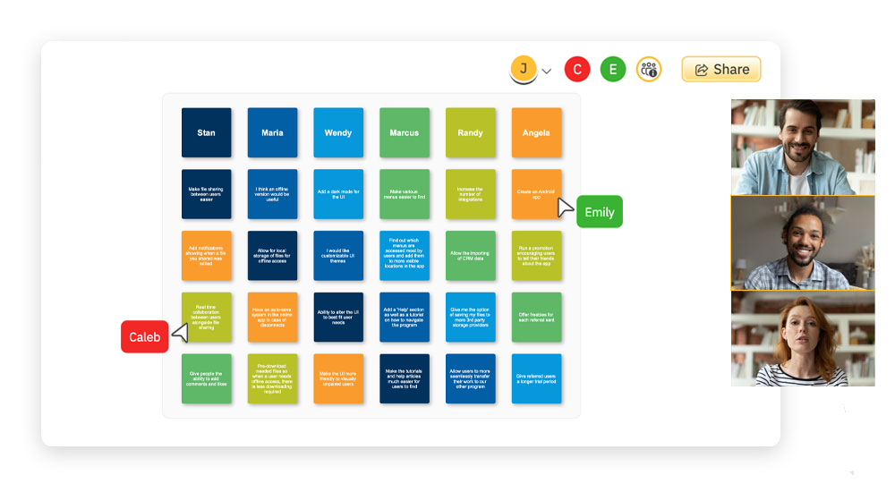 Conduct brainwriting sessions with your team