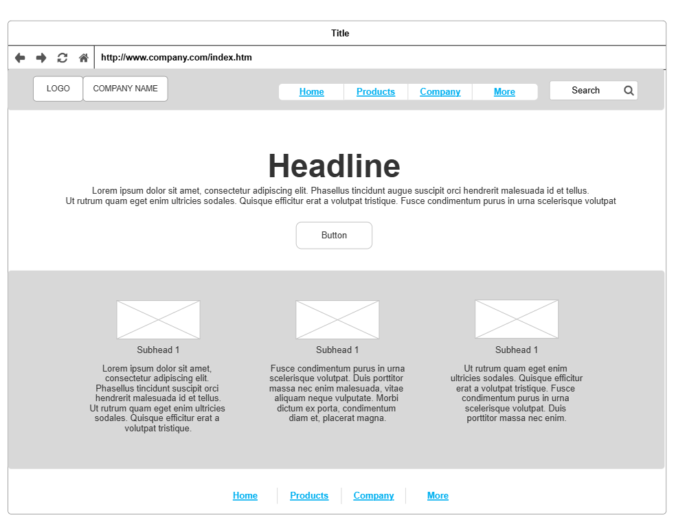 Example Image: Home page - 4