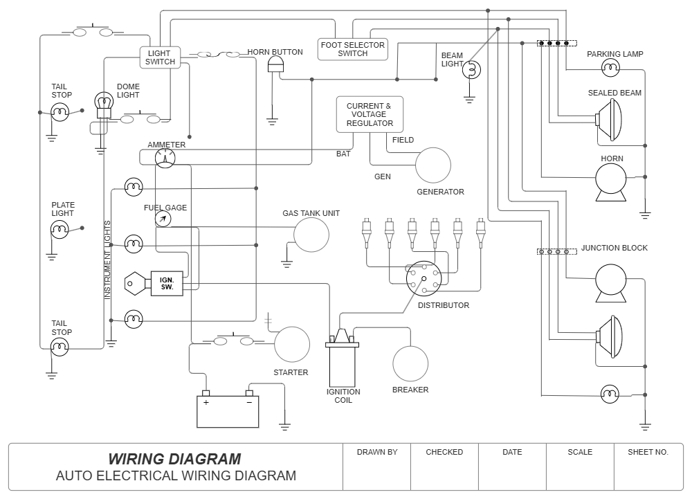 Example Image: Wiring Diagram - Auto
